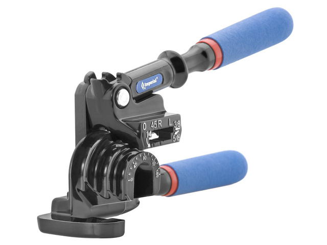 Tool 470FH Triple Head 180 Degree Tube Bender with Roto-Lok Indexing Handle, 3/16', 1/4', 5/16', and 3/8'