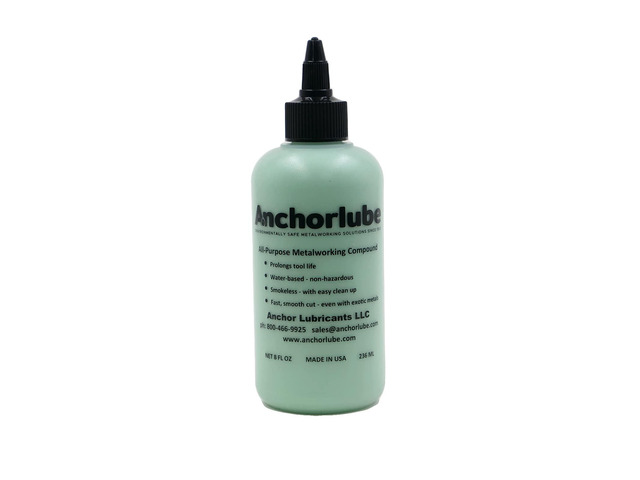 All-Purpose Metalworking Compound 8oz - Water-Based Cutting Fluid for Drilling, Tapping, Sawing - Great on Stainless Steel No Oil
