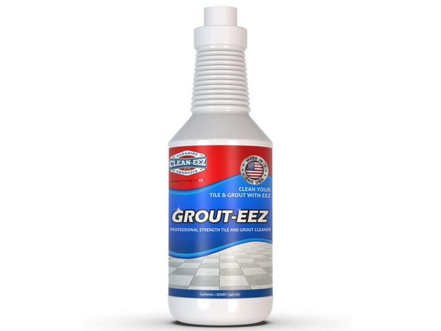 Clean-eez Grout-eez Super Heavy-Duty Grout Cleaner - Powerful Tile and Floor Stain Remover for Bathroom, Kitchen, and More - 32 oz