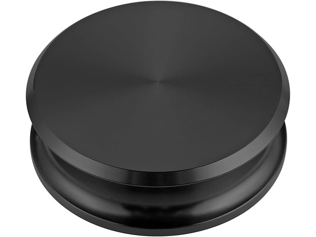 Record Weight Stabilizer, 11oz Aluminum Vinyl Record Stabilizer with Bubble Level, Low Profile to Fits Under Dust Cover of Turntable Vinyl Disc...