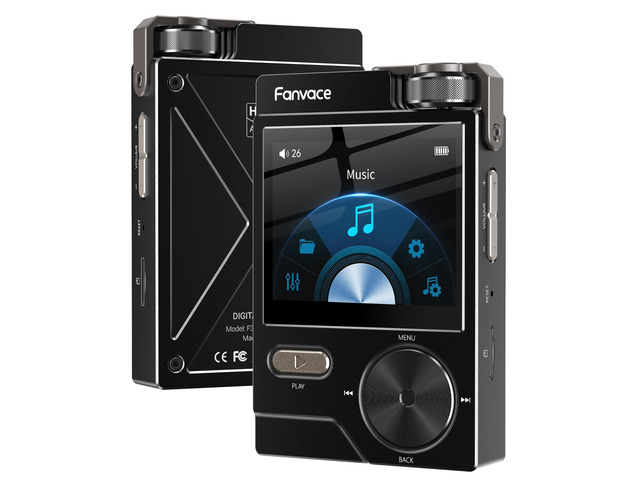 HiFi MP3 Players, Lossless High-Resolution Digital Audio Music Player, Portable Audio Player, DSD DAC FLAC Player, 192Khz/24bit, 64GB Portable...