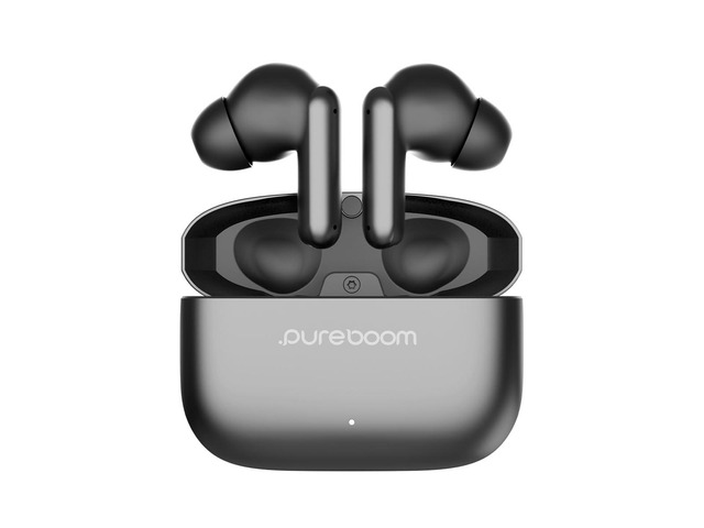 PureBoom Orbs Pro Active Nosie Cancellation Wireless Earbuds, Reduce Noise with ANC, Stereo Headphones in Ear with Zinc Alloy Case for...