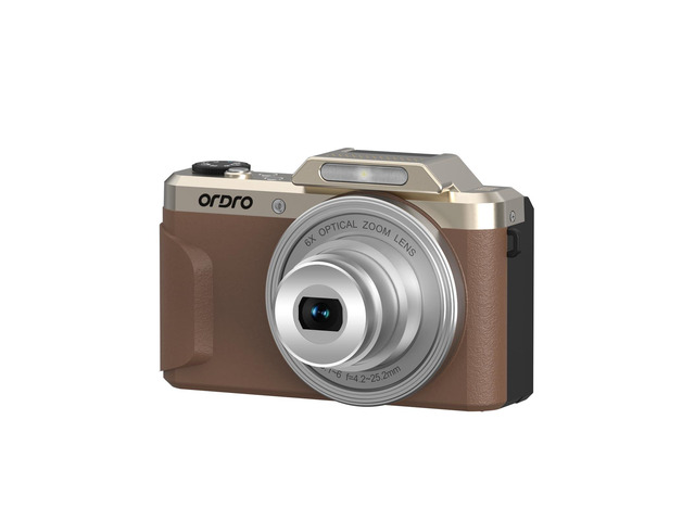 D27 Digital Camera 6X Optical Zoom 4K 1080P Full HD Video Retro Vintage Design Compact Point and Shoot Small Camera for Travel, Vlogging,...