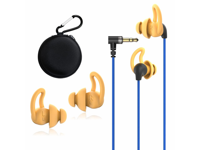 Ear Plug Headphones for Work, Custom-fit Work Earbuds Earphones-Safety Headphones for Construction Industrial