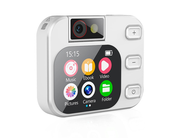 64GB MP3 Player with Bluetooth and 180° Camera Portable MP3 Music Player 2.01' Touch Screen HiFi Lossless Sound Music Audio Player with Built-in...