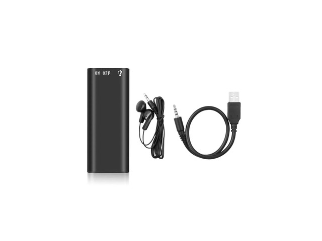 Digital Voice Recorder 16GB - Noise Reduction Audio Recorder with Playback Mini USB Audio Recorder with MP3 Player Function,for Lecture, Meeting,...