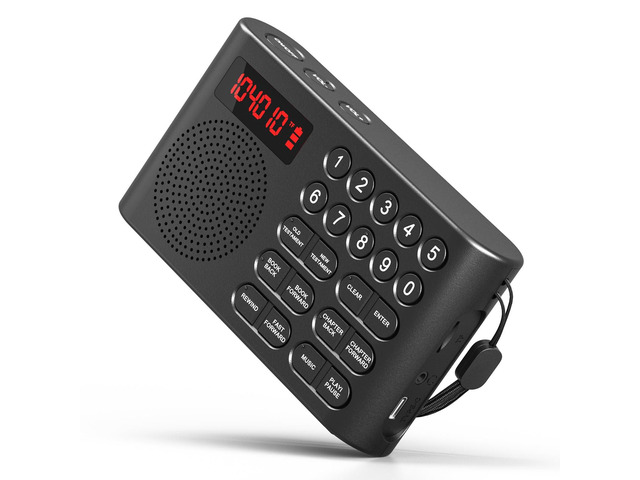 KJV Audio Bible Player, King James Version Electronic Bible, Electronic Holy Bible Audio Player for Seniors Elderly, Visually Impaired, Dyslexics,...