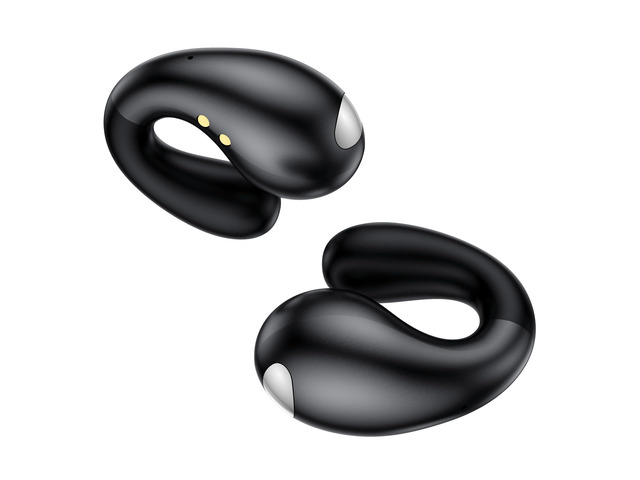 Ultra Open Ear Earbuds - Clip on Earbuds, Open Ear Headphones with Secure Lightweight Fit, Bone Conduction Sound and Bluetooth 5.3 for Running,...