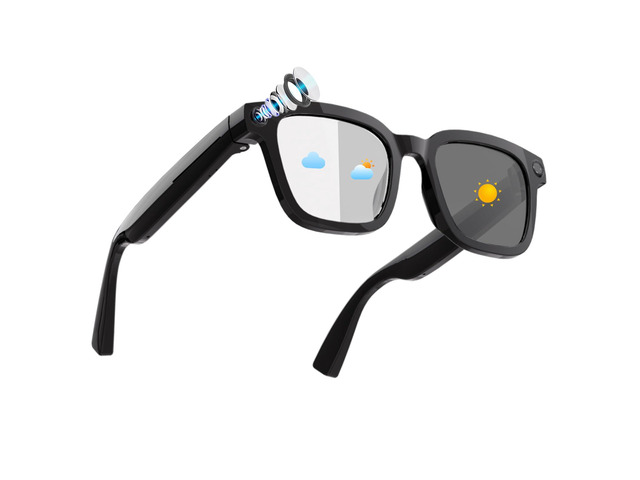 AI Smart Glasses with Camera, 8MP HD Camera Glasses for Women Men 1200P HD Video Recording, AI Object Recognition, Voice Assistant, Open-Ear...