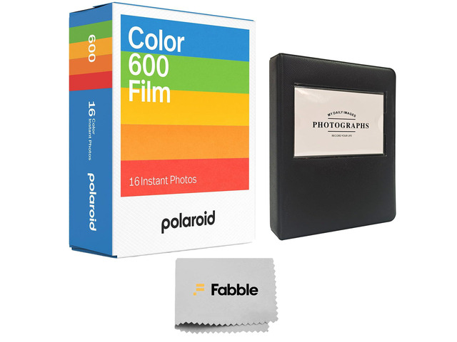 Color Instant Film for 600 - Double Pack (16 Sheets) Album for Instant Film