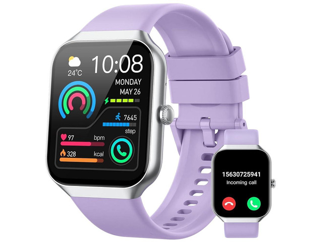 Smart Watch(Answer/Make Call), 1.96' HD Smartwatch for Men Women, 2026 Fitness Watch with 7/24 Heart Rate/Sleep Monitor/30+Day,113+ Sport...