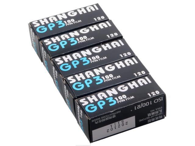 10x Shanghai 120 Black & White Iso 100 Roll Film Negative 6x4.5 6x6 6x9