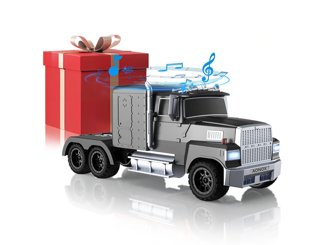 Truck Bluetooth Speaker, Mini Truck Speaker with TWS Stereo HD Stereo Sound,LED Lights,FM Radio, USB/TF Card Playback,Hands-Free Calls,Great Gift...