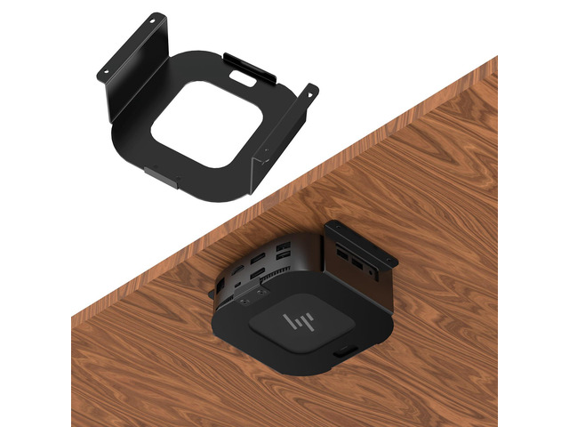 Under Desk Mount Holder for HP USB-C Dock G5,Under-Desk Iron Storage Rack Specifically Designed for HP USB-C Thunderbolt Dock G5,Easy Install with...