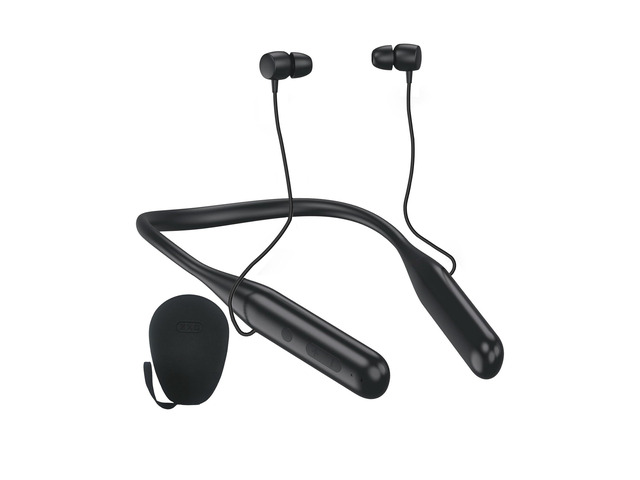 Wireless Bluetooth Neckband Earbuds,Wrap Around the Neck In-ear Headphone,100 Hours Long Battery Playtime Headset,Waterproof Sweatproof Sport...
