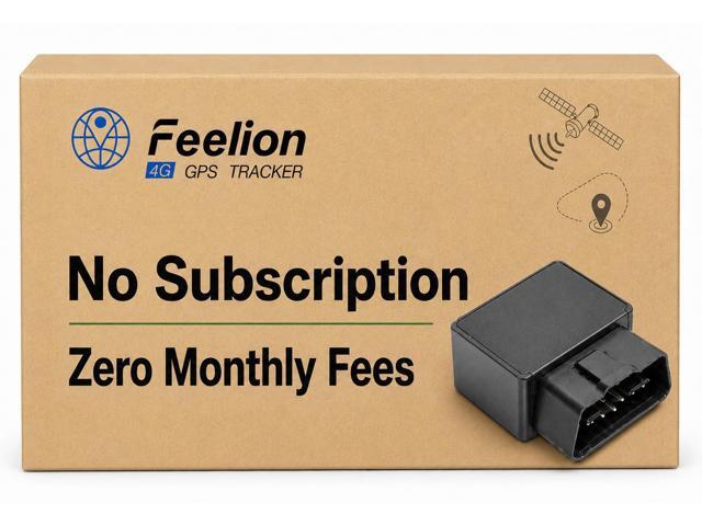 OBD GPS Tracker for Vehicles, No Subscription, Real-Time Vehicle Tracking, Plug-and-Play Installation, Geo-Fence Alerts, Route History & Fleet...