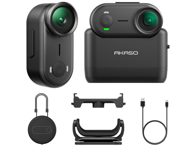 Keychain3 4K Thumb Action Camera - Hands-Free POVs (64GB, Black) Tiny Body Camera, Mount Anywhere, Stabilization, Pet POV, 360 Min Battery Life,...