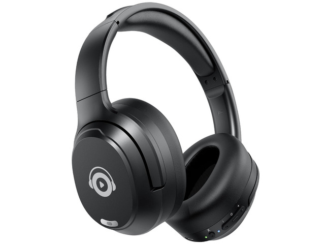 Hybrid Active Noise Cancelling Headphones, Bluetooth Headphones Wireless Over Ear with Transparency Mode, Deep Bass, Comfort Fit Ear Cups, 40 Hrs...