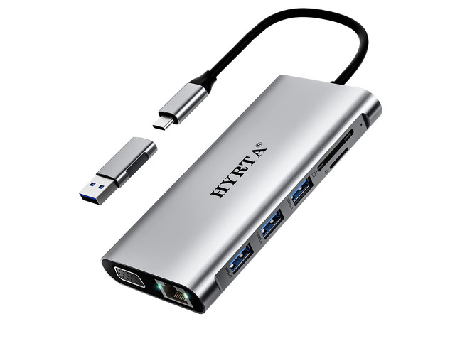 USB C Docking Station,12 in 1 Displaylink USB 3.0 to USB-C Dock Dual Monitor with HDMI,VGA,USB A 3.0,PD3.0, Laptop Docking Station for MacBook...