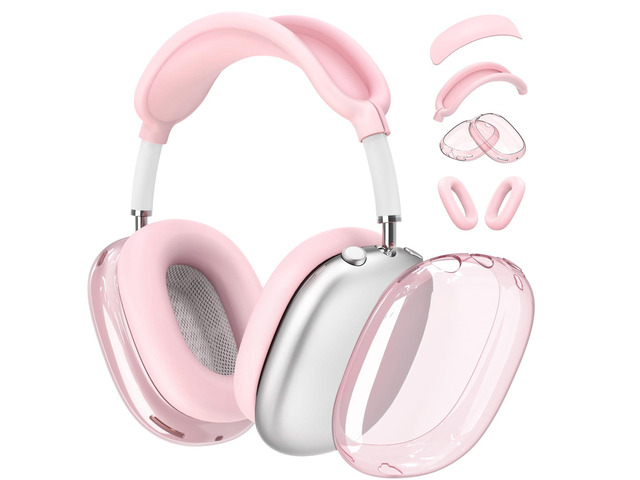 4 in 1 Set for Apple AirPod Max Case Cover, Anti-Scratch Ear Pad Covers/Ear Cups Cover/Headband Cover, AirPod Max Covers Accessories for Apple...