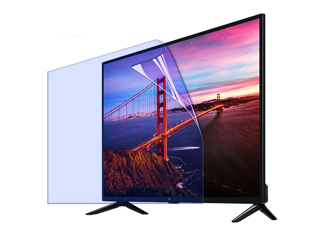43 Inch Anti-Glare TV Film - Anti- Blue Light Screen Protector, Filter Blocking Blue Light From 400 To 450Nm, Protection Eyes