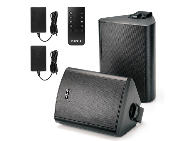 5.25' 300W Outdoor Bluetooth Speakers, IPX5 Waterproof Rating and Be Able to Wireless Multi-Connection Up to 20 Units for Patio/Porch/Balcony...