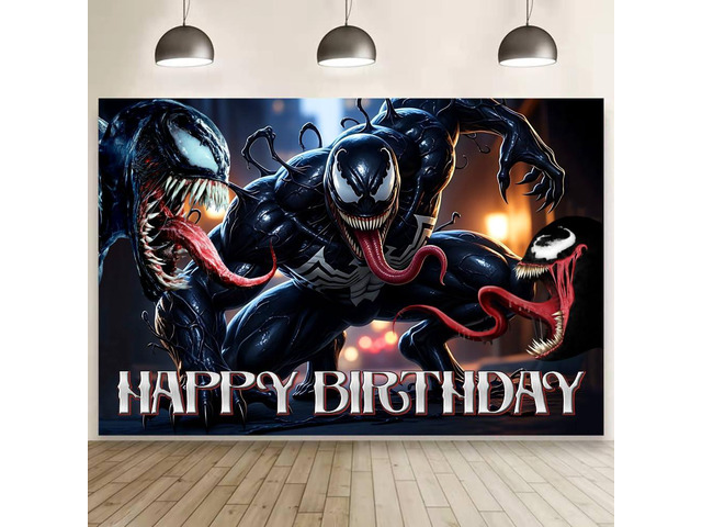 Superhero Birthday Party Decorations, 5x3ft Happy Birthday Back Drop Banner Theme Backdrop Banner for Superhero Party Decorations Indoor Outdoor