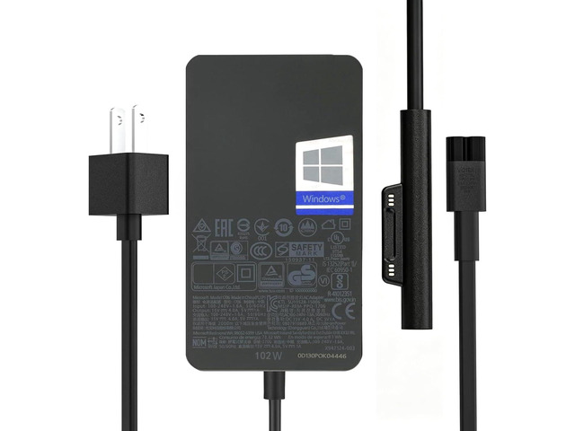 Surface Charger 102W for Microsoft Surface Charger 102W 65W 44W 39W 36W for Microsoft Surface Book 1-3, Surface LaptopStudio 1-2, Surface Pro...