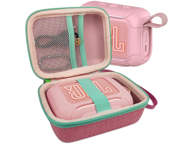 Silicone Cover and Hard Carrying Case for JBL Go 5 Bluetooth Speaker Protective Cases for Go 5 Speaker Accessories, Scratch-Resistant and...