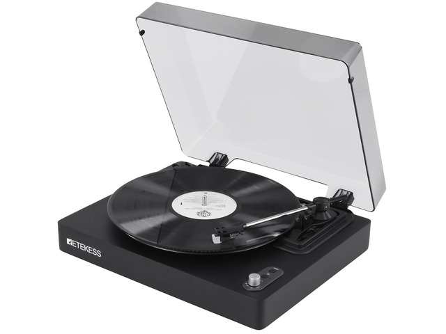 TR643 Vinyl Record Player, 3-Speed Wireless Turntable for Vinyl Beginners,33/45/78 RPM, Belt Drive with Auto Stop, Moving Magnet Cartridge...