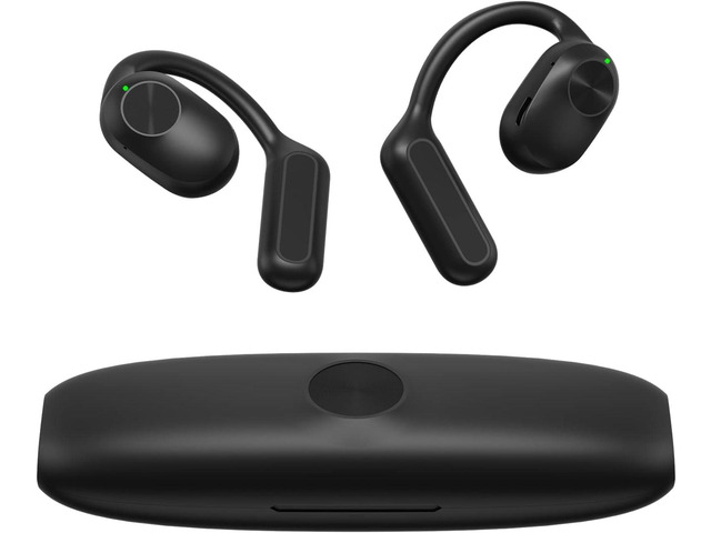 2025 Latest Open-Ear Air Conduction Headphones, 56H Playtime Bluetooth 5.2 Wireless Earbuds, IPX5 Waterproof Sport Earphones, Touch Control, Noise...