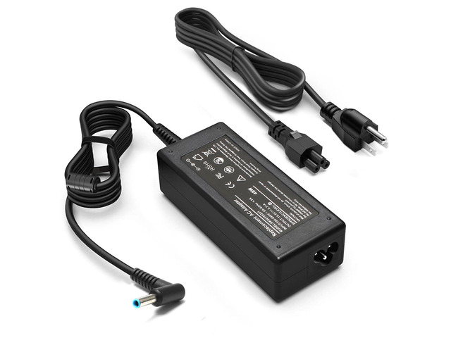 45W Charger for HP Model 17 Laptop Replacement Power Cord Blue Tip Lost your cord? Instantly power up your dead HP 17 laptop! Ideal for HP 17-by,...