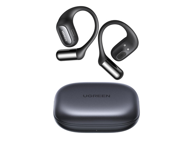FitBuds Open Ear Hook-on Wireless Earbuds Headphones Bluetooth 6.0 4-Mic Noise Canceling, Spatial Audio, 28H Playtime, IPX5 Waterproof For...