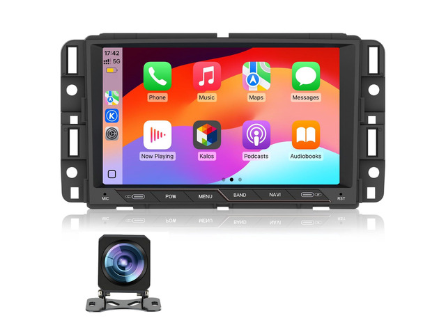 Car Radio Stereo for Chevy Silverado GMC Sierra Yukon 2007-2013 CarPlay for Chevy Silverado GMC Sierra Yukon 2007-2013 Head Unit Radio CarPlay...