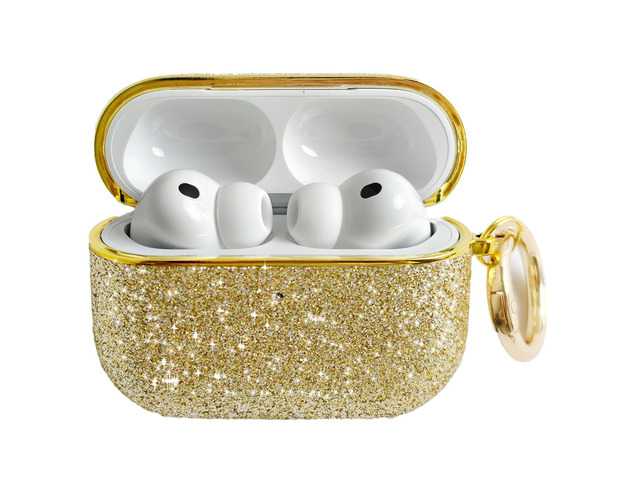for Bling AirPods Pro 3 Case 2025 Cute Glitter Hard Air Pods Pro 3 Case (Model A2700/A2931) with Keychain Sparkly Rhinestone Airpods 3 Pro...