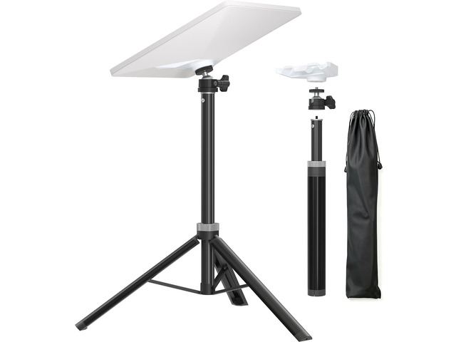 Starlink Mini Tripod Mount with Adapter, Portable Aluminum Alloy Tripod Stand, 360° Rotat and 90° Tilt Adjustable Head, Lightweight Foldable for...