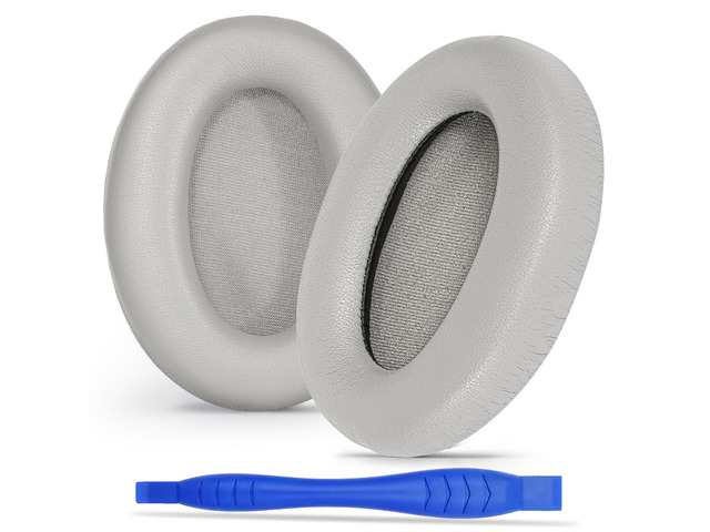 Ear Pads for Sony WH-1000XM3 Headphones, Replacement XM3 Earpads Cushions with Soft Protein Leather, Noise Isolation Memory Foam, Reinforced Sealing