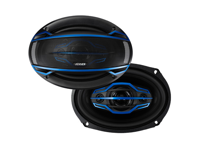 JS6904 6x9 4-Way Car Speakers Pair 200W Peak 50W RMS Coaxial Set 58mm Mylar balanced dome midrange, two 20mm piezo tweeters, high performance 4-way...