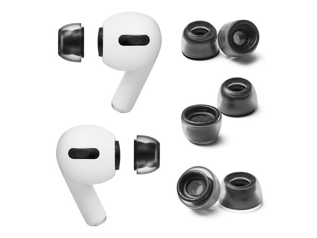 Crystal for Airpods Pro 1st & 2nd Gen (SSS/SS/S) Airpod Pro Ear Tip Replacement Airpod Pro Tips with Premium Silicone