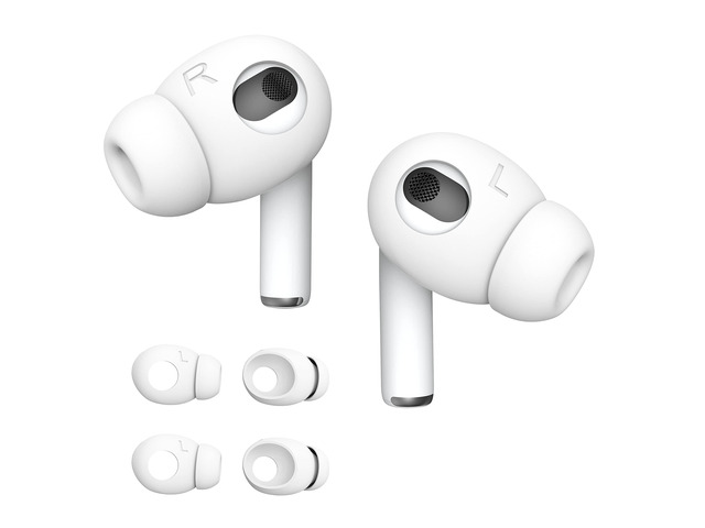 2 Pairs AirPods 3 Ear Tips Grip Silicone Earbuds Cover [Added Storage Pouch][US Patent Registered] Compatible with Apple AirPods 3rd Generation...