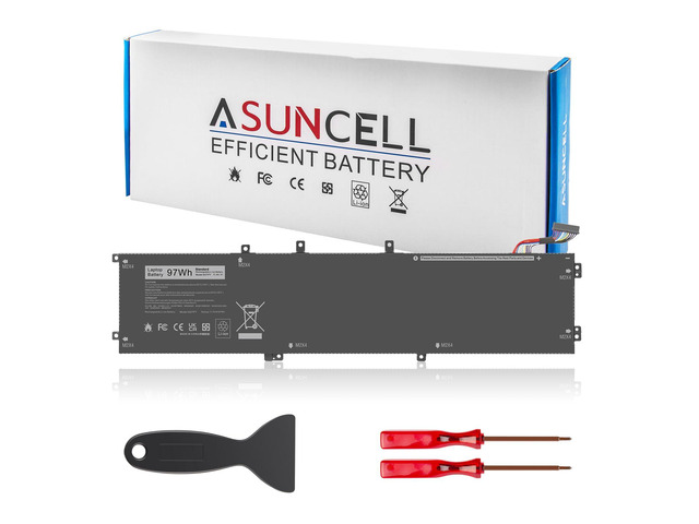 6GTPY 97WH Battery for Dell XPS 15 9550 9560 9570 7590 Precision 5510 5520 5530 5540 Vostro 7500 7590,Replacement 4GVGH GPM03 M2X4 5XJ28 05XJ28...