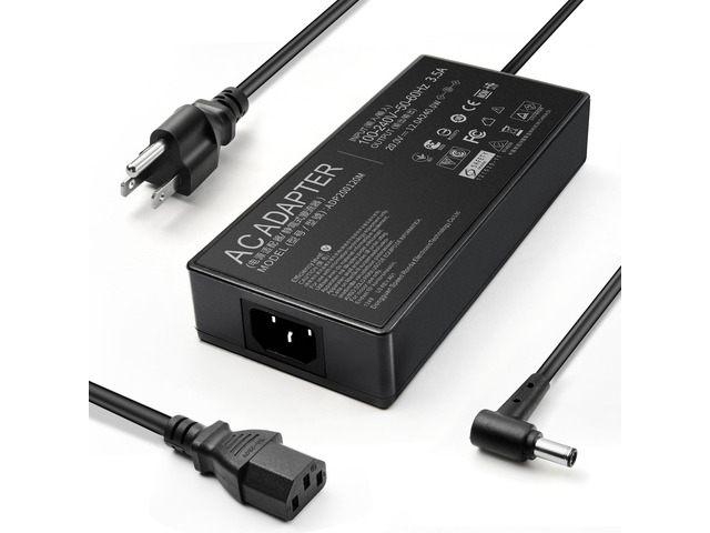 240W 6.0×3.7mm Charger Fit for ASUS ROG Zephyrus Gaming Laptop Fit ADP-240EB B/A20-240P1A, GU603HM GA401Q GA502D GX502 GX701 G513RM FA507NU 240W...