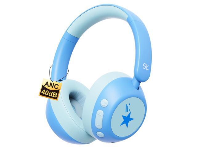 Nova1Star Active Noise Cancelling Headphones for Kids, 70H Play Time,Bluetooth6.0,3-Level Volume 75/85/94dB,ANC Safe Wireless Listen, Fast...