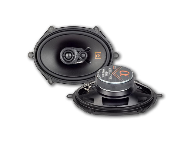 1 Pair of NS683 Neuron Series 6x8/5x7 (360 Watts Max for The Pair) 180 Watts Max Per Speaker 3-Way Full-Range Car Audio Speaker with PEI Dome...