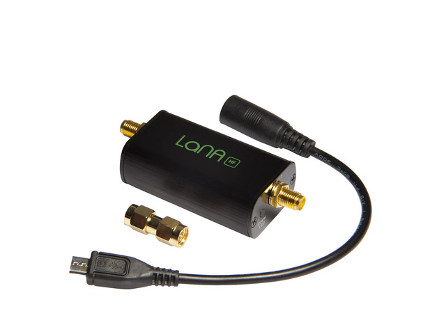 Lana HF v2 - Ultra Low-Noise LF, MF & HF Amplifier (LNA) Module for RF & Software Defined Radio (SDR). Wideband 50kHz-150MHz Frequency Capability...