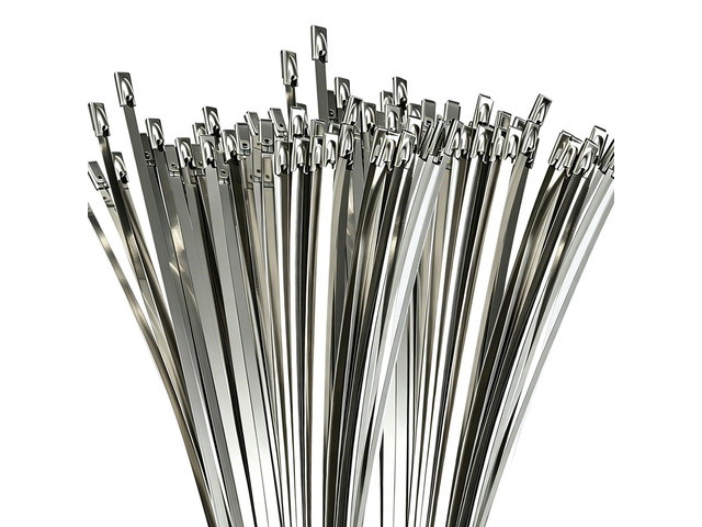 11.8 in 500PACK stainless steel zip ties, metal zip ties, metal zip ties heavy duty outdoor, for outdoor use, for construction, automotive, marine,...