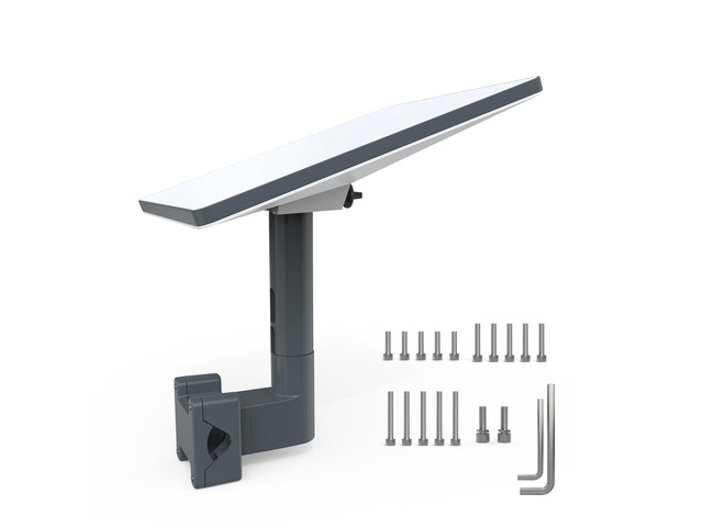 Starlink Mini Mount, Starlink Mini/Mini X RV Ladder Mount Aluminum Alloy Starlink Pole Mount with Installation Range 0.8'-1.97(20mm-50mm) Pipe...