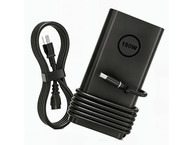 180W GaN Laptop Charger Fit for Dell Alienware 16 16x Aurora AC 15 DA for 16 16x Aurora AC16250 AC16251 15 DA15260 DA15265 Precision 7550 7560 7670...
