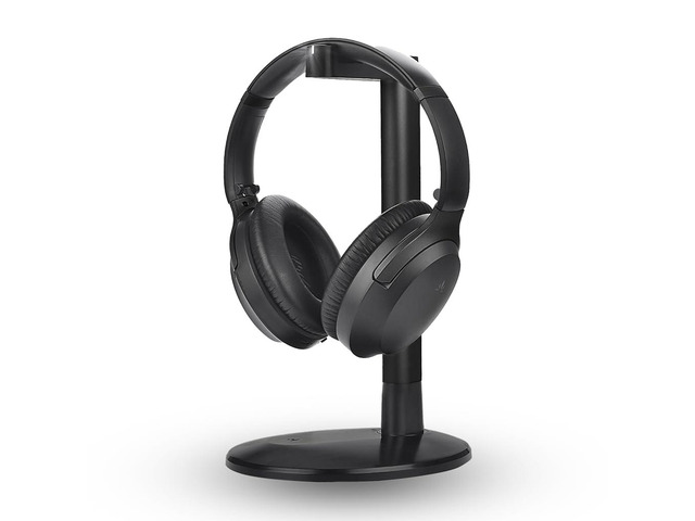 Aria Aura T Auracast & Bluetooth Headphones for TV & Public Clear Voice & 4 EQ Modes, 35H Battery, Over-Ear Comfort, with Charging Stand, Ideal...