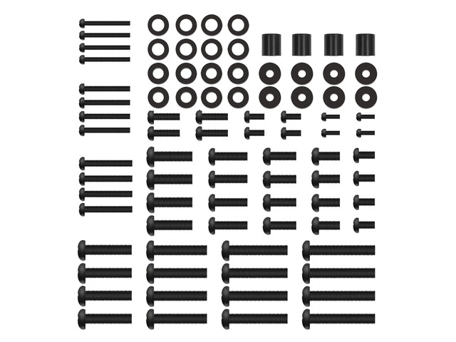 Universal TV Mounting Hardware Kit Fits Most TVs up to 80 inches, VESA Wall Mount M4, M5, M6, M8 Screws, Spacers and Washers, Works with Most...